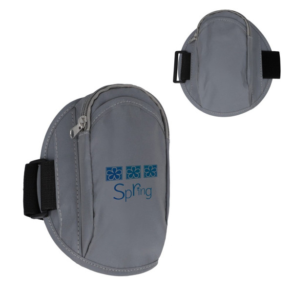 Reflektierendes Sportarmband mit Tasche