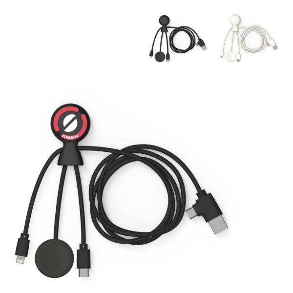 Xoopar Mr. Bio Long Multi-Kabel für Apple/Samsung Watch 1 Meter