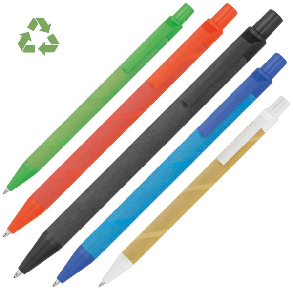 Kugelschreiber aus Papier und Mais