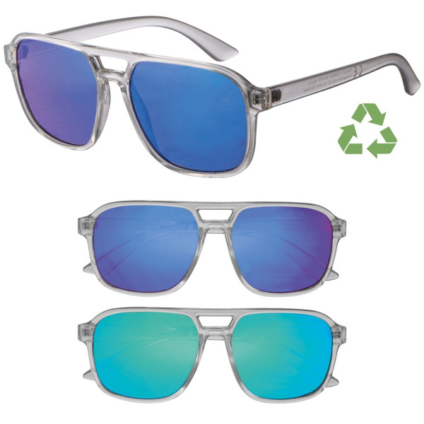Sonnenbrille aus recyceltem Kunststoff  LILA