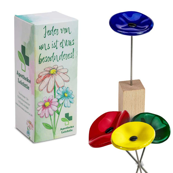 Handgefertigte Glasblume