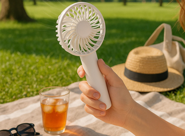 Wiederaufladbarer mobiler Ventilator 'Mistral'