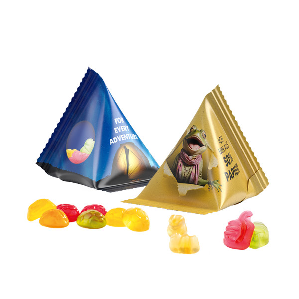 Tetraeder 15 g Trolli Fruchtgummi Standardformen