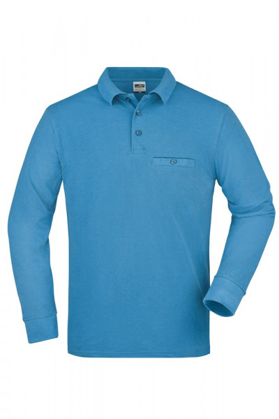 Men's Workwear Polo Pocket Longsleeve