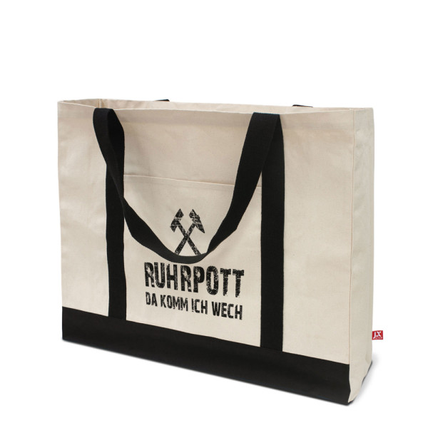 Große Strandtasche mit Boden- Seitenfalte – MARBELLA